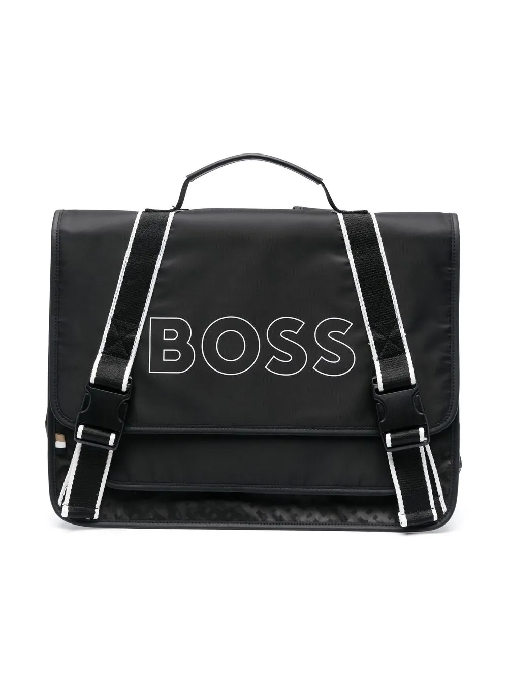 

BOSS Kidswear logo-print backpack - Black