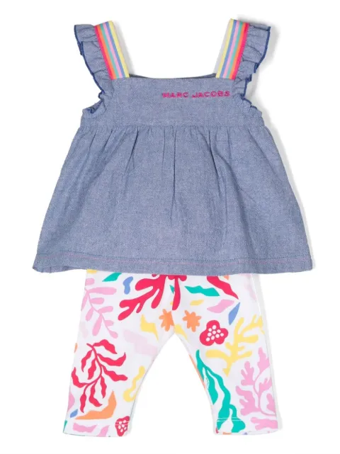 Marc Jacobs Kids smock-blouse legging set
