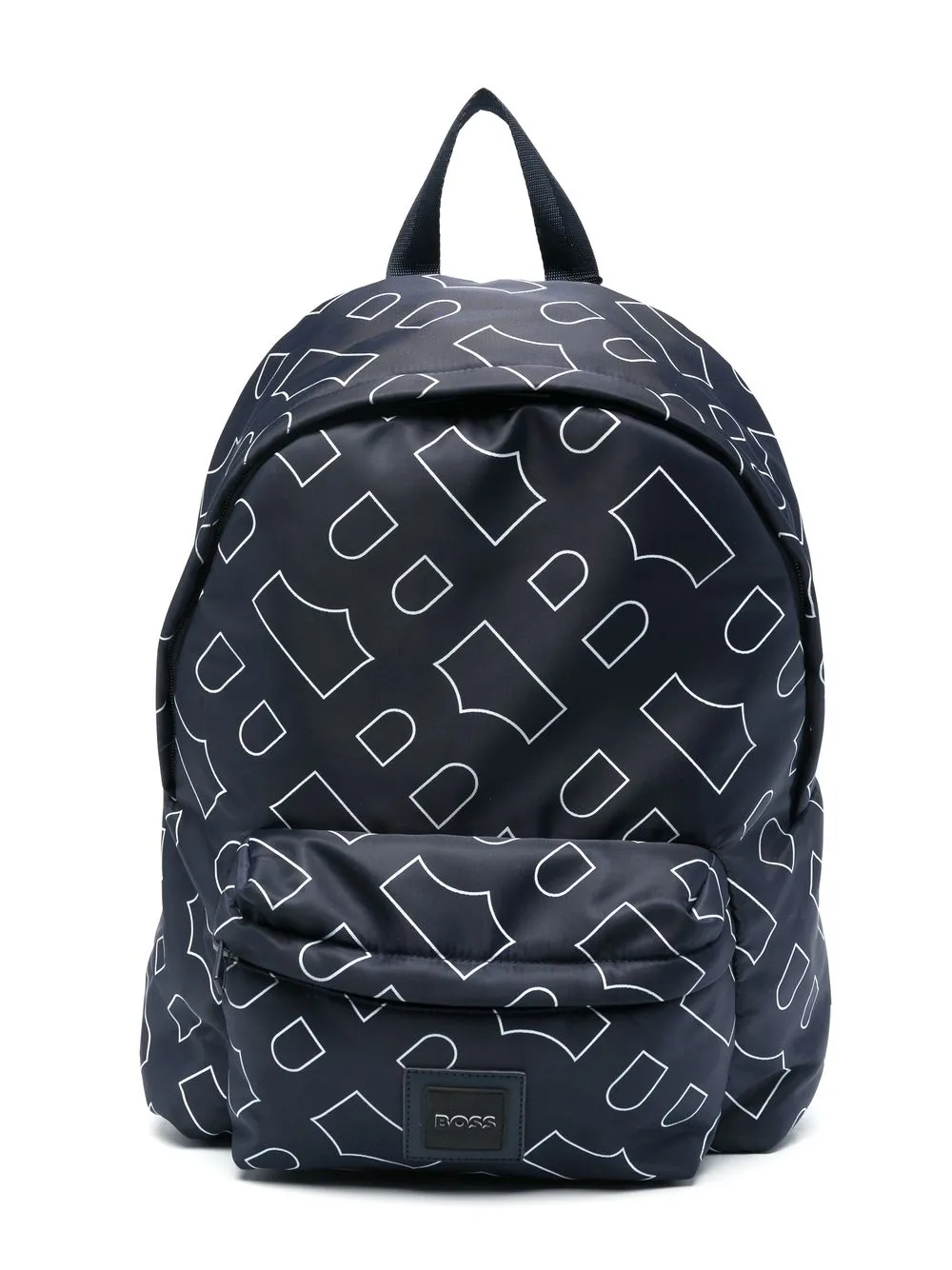 Bosswear Kids' Logo-print Backpack In Blue