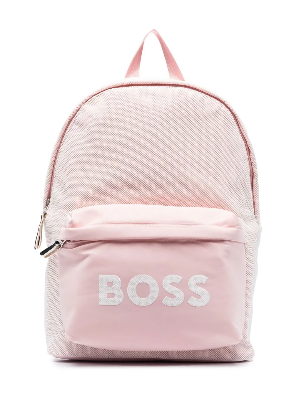 

BOSS Kidswear mochila con cierre y logo estampado - Rosado