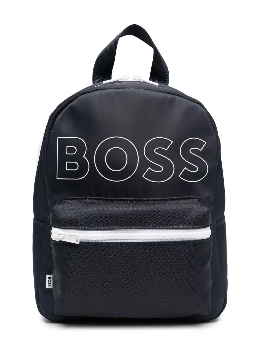 

BOSS Kidswear mochila con logo estampado - Azul