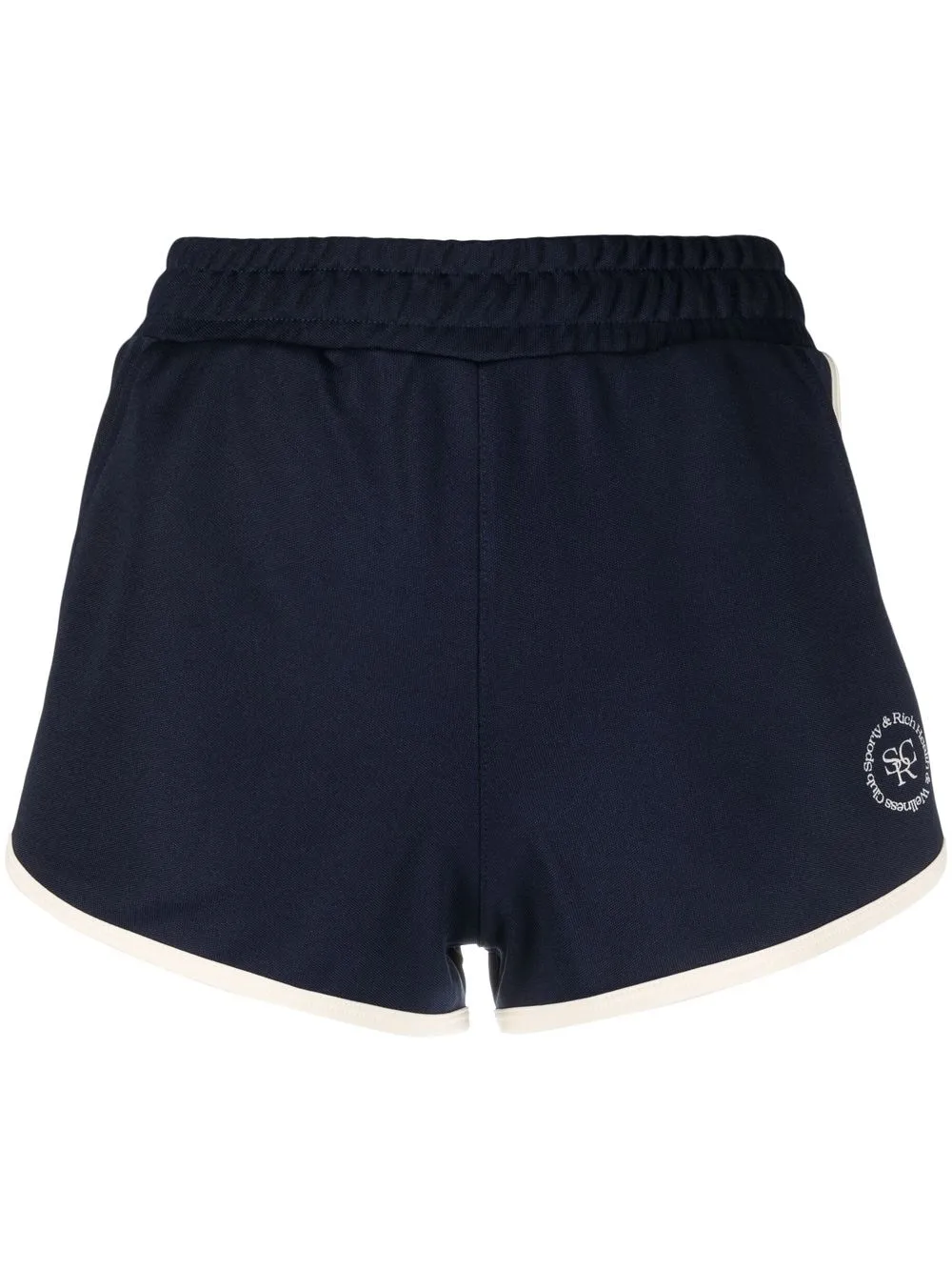 

Sporty & Rich bermudas con logo bordado - Azul