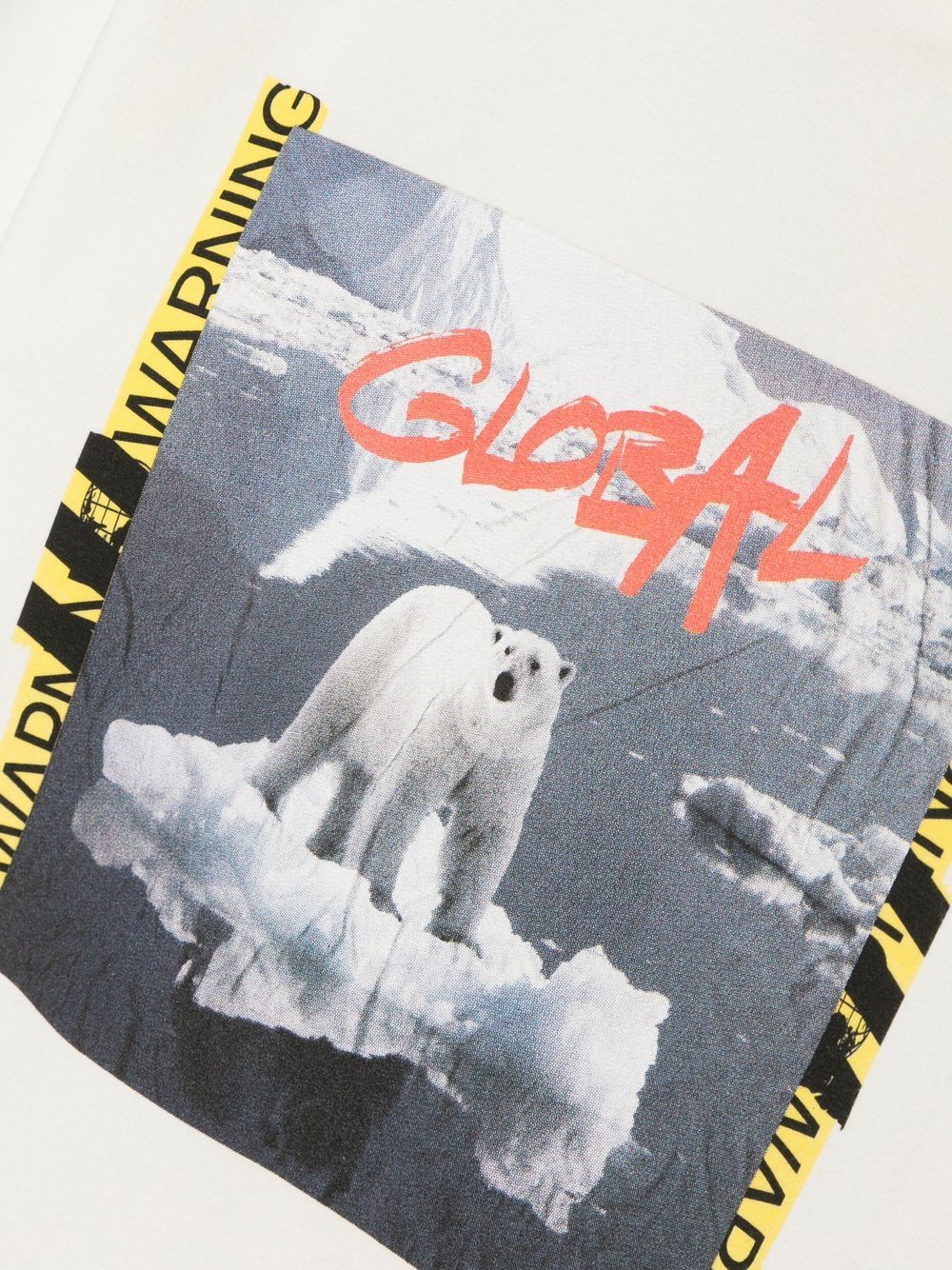 Shop North Sails Polar Bear Graphic-print Hoodie In White