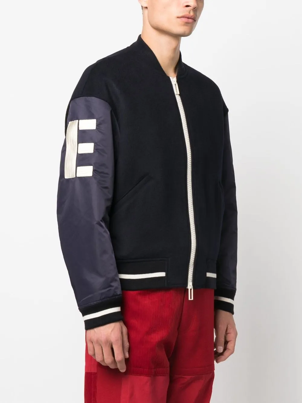 EMPORIO ARMANI 标贴拉链飞行员夹克