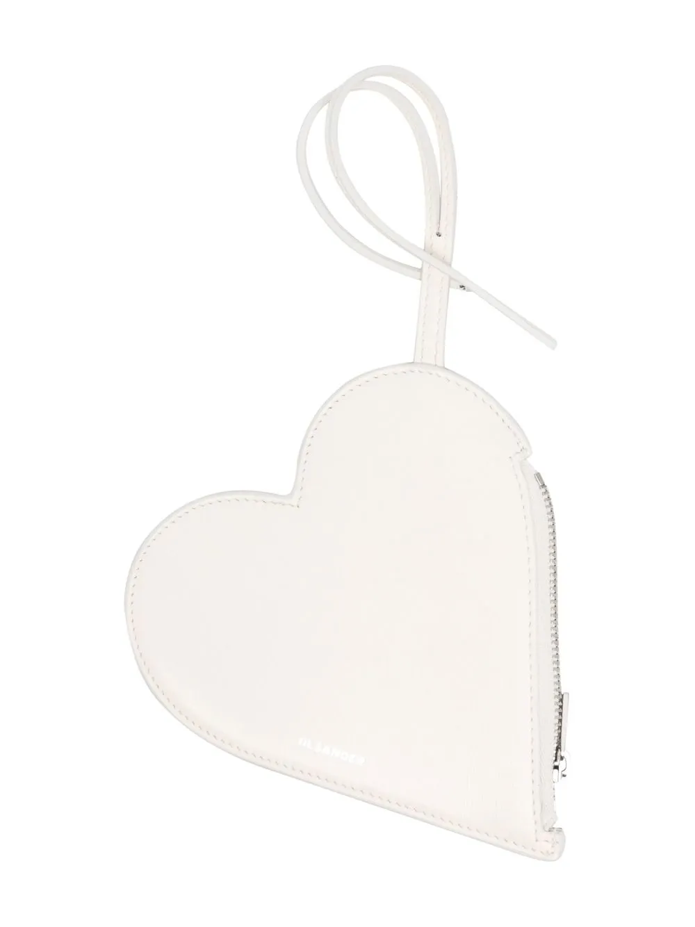 

Jil Sander heart-shaped wallet - White