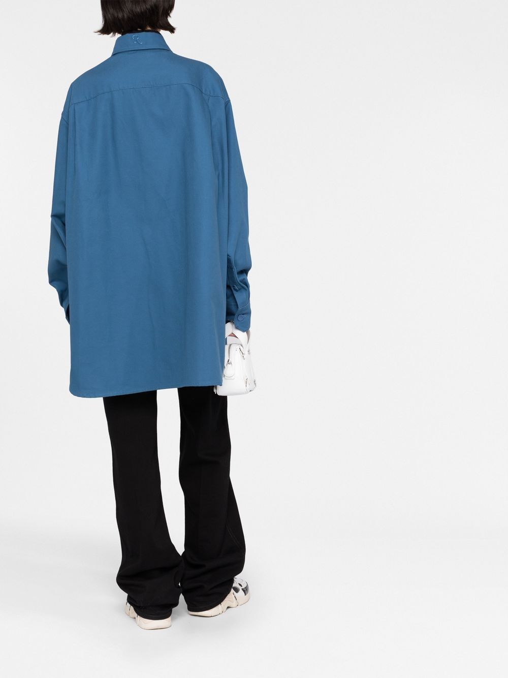 Raf Simons Oversized Denim Shirt - Farfetch