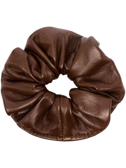 Manokhi leather hair scrunchie