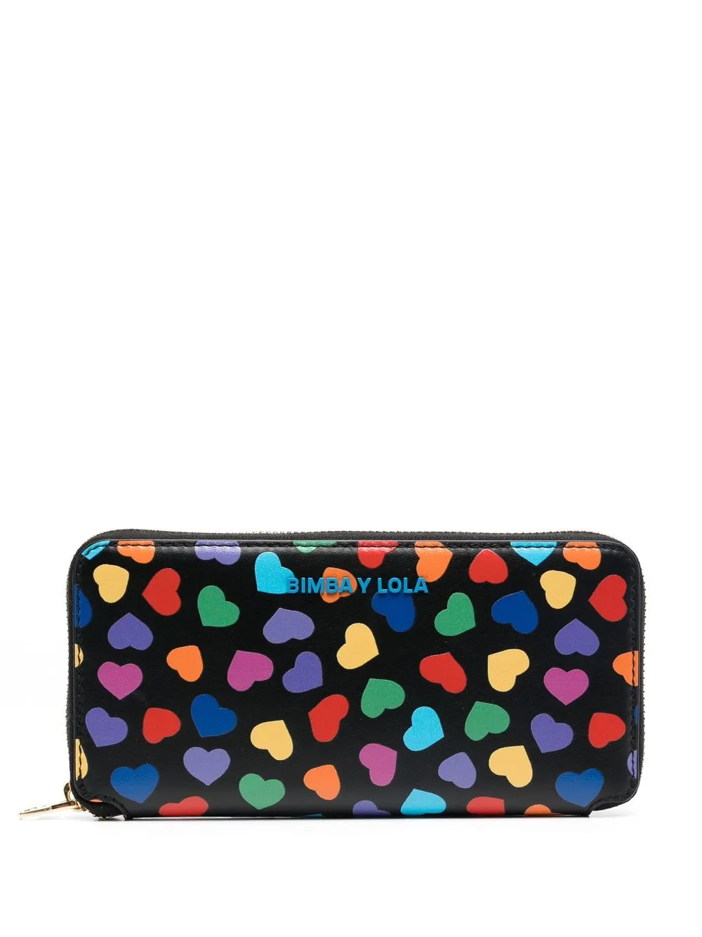 

Bimba y Lola cartera con corazón estampado y cierre - Negro