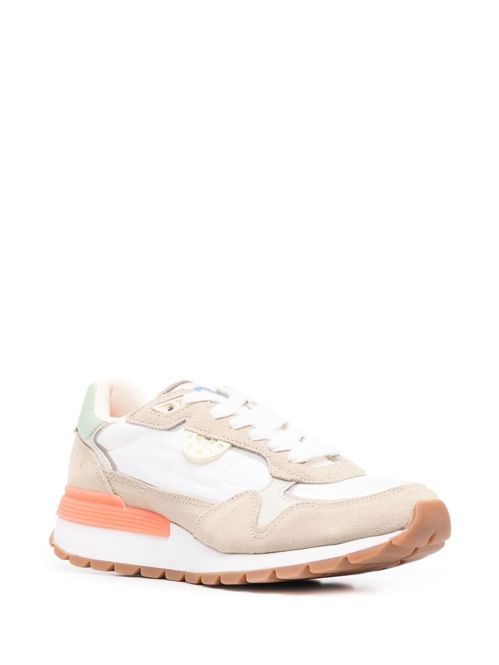 Shop Bimba Y Lola Chimo Panel-detail Sneakers In White