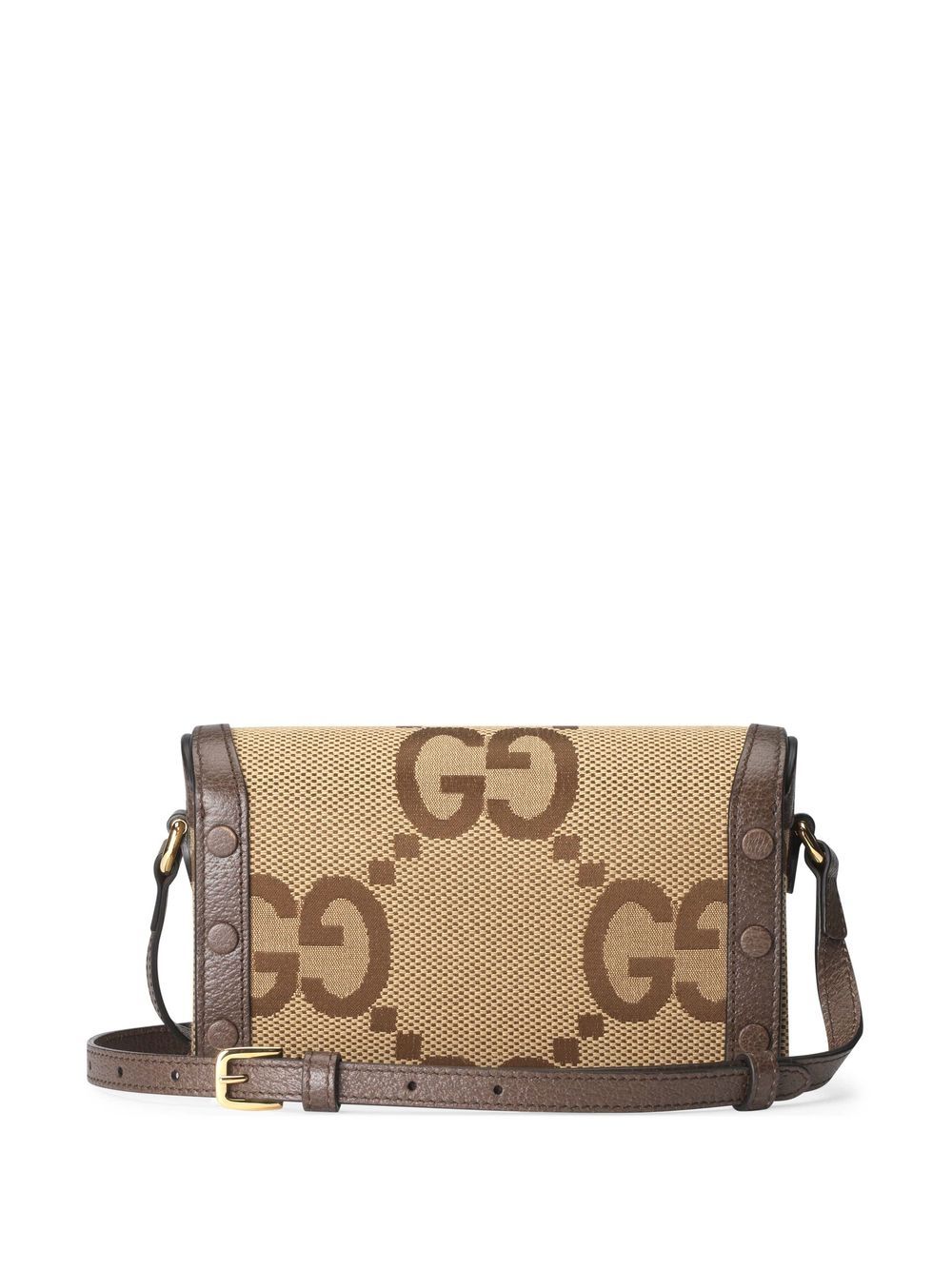 Shop Gucci Mini Horsebit 1955 Shoulder Bag In Neutrals