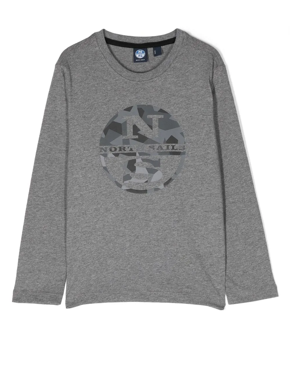 

North Sails Kids Maxi Logo-print T-shirt - Grey