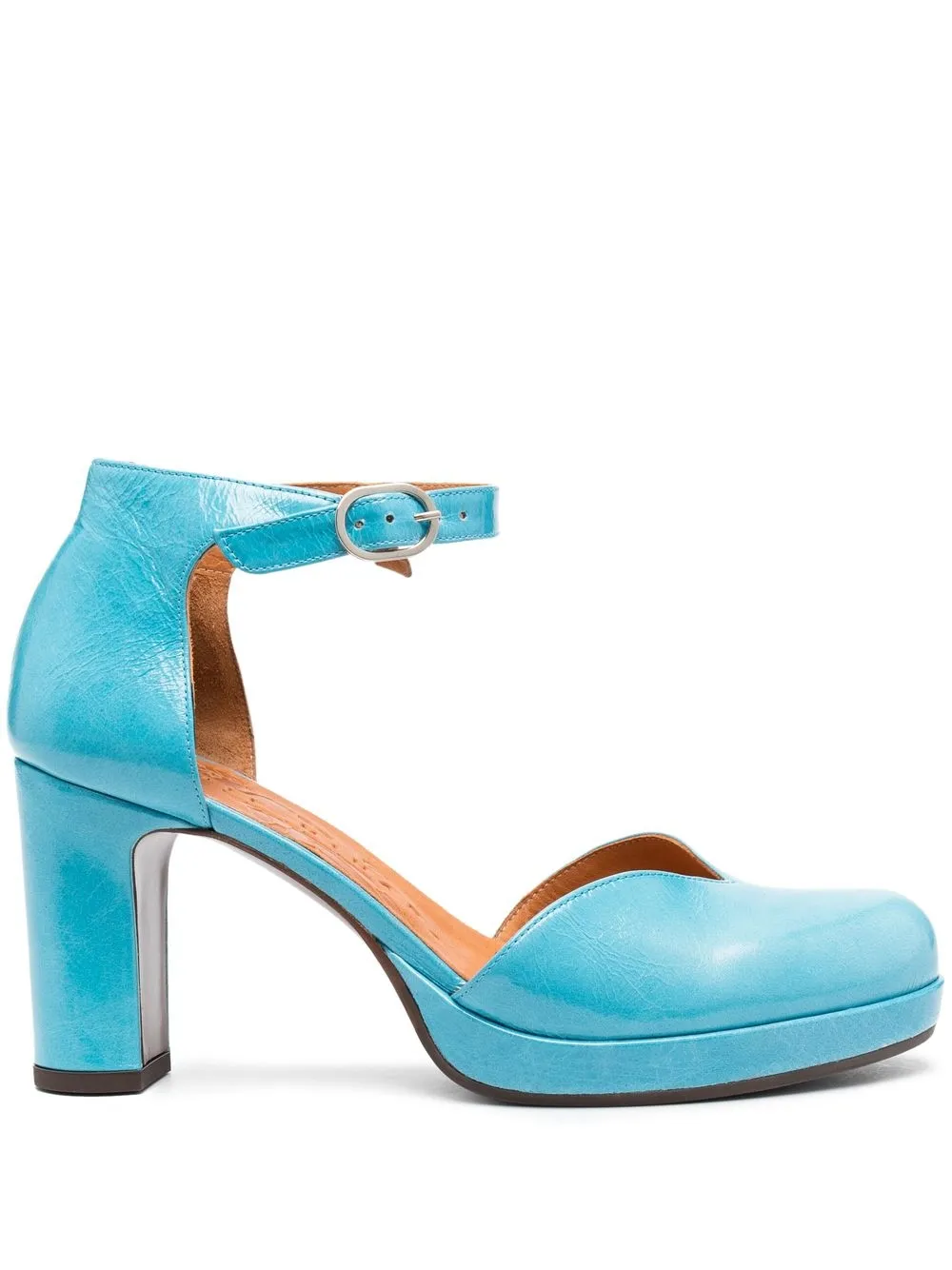 

Chie Mihara 90mm heeled leather pumps - Blue