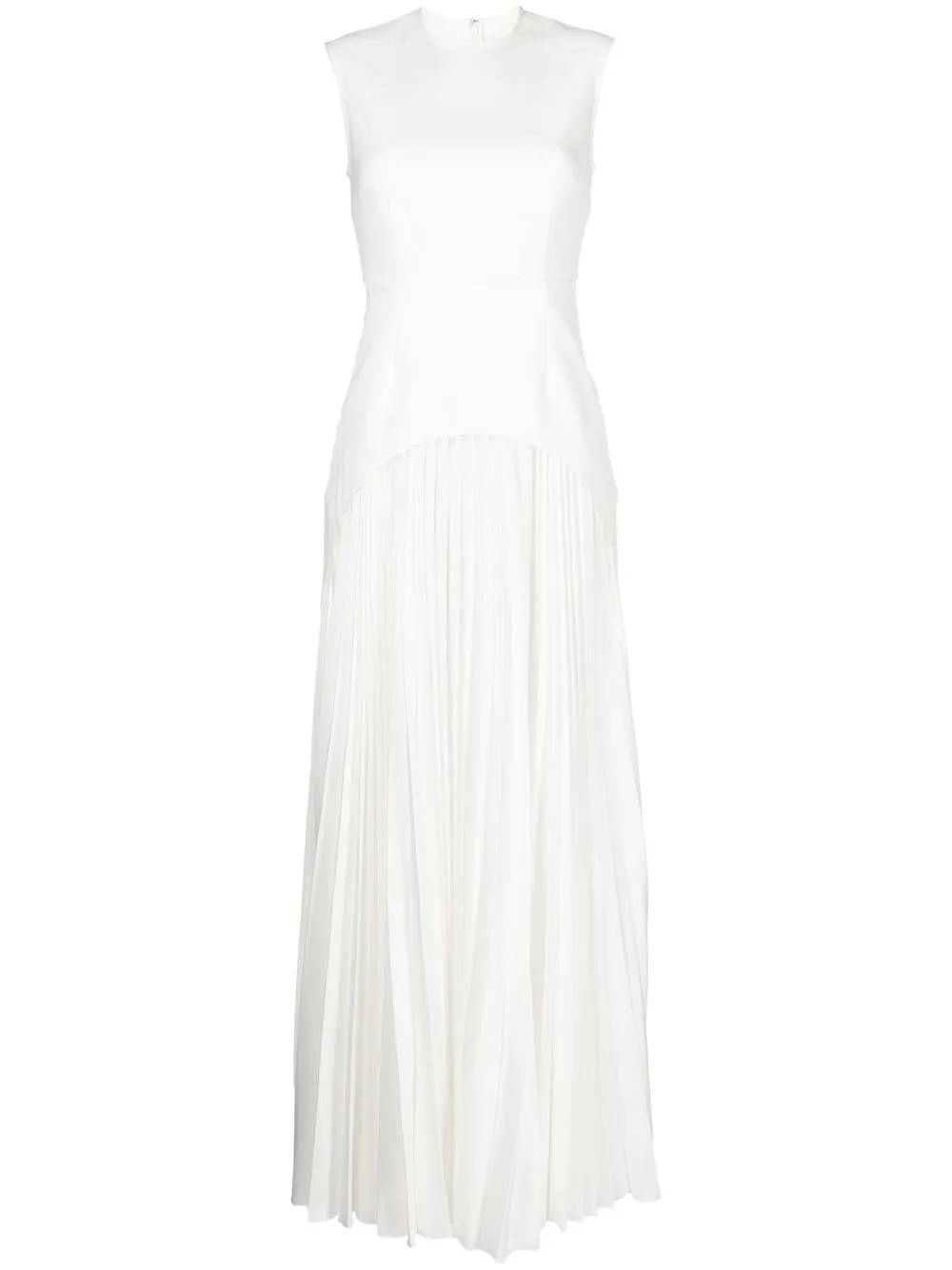 

Solace London pleated maxi dress - White