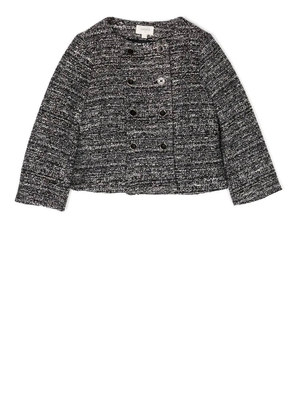 

NANOS double-breasted tweed jacket - Grey