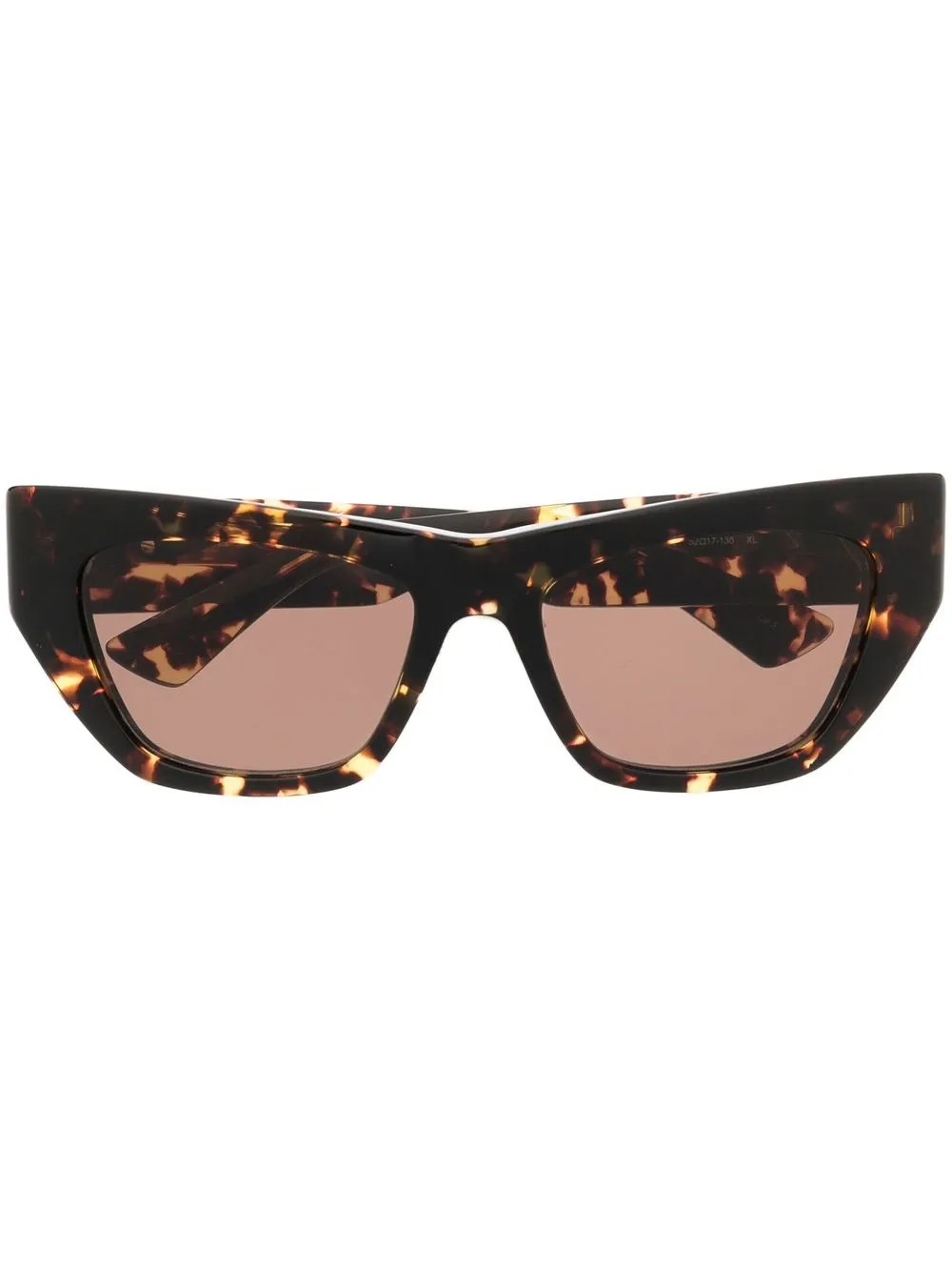 

Bottega Veneta Eyewear cat-eye tinted sunglasses - Brown