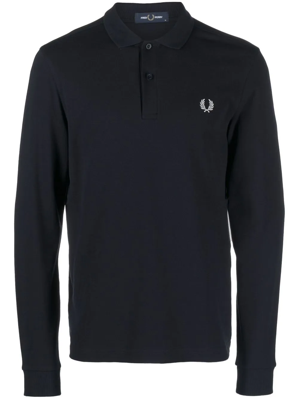 Fred Perry crest-motif polo shirt