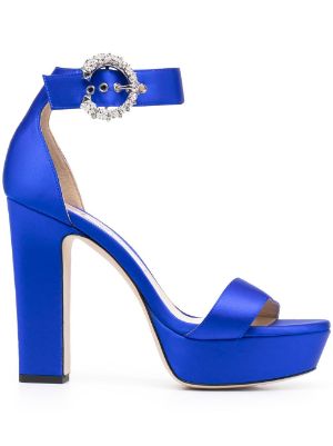 Royal blue deals platform sandals