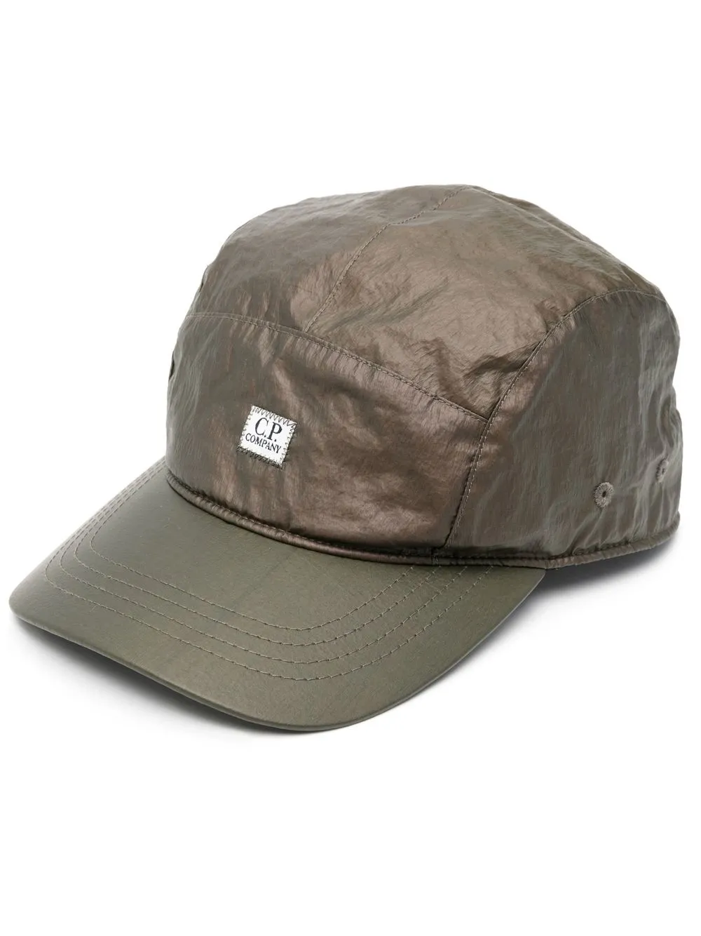 

C.P. Company logo-patch cap - Green