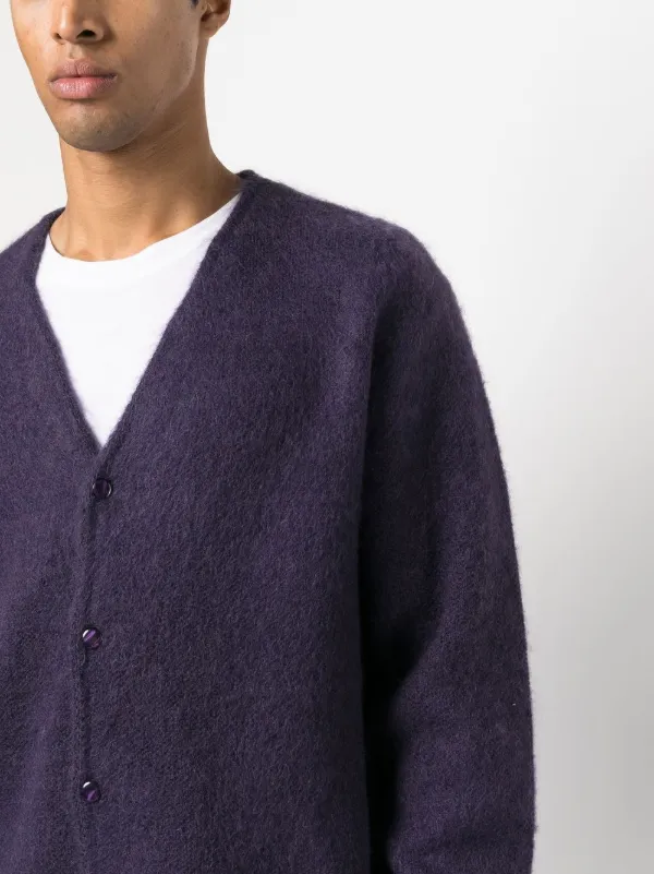 Needles Knitted V-neck Cardigan - Farfetch