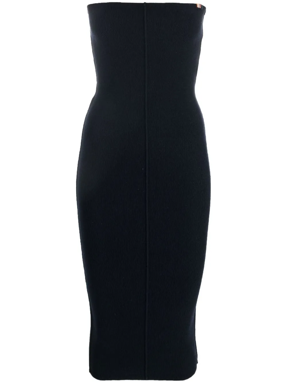 

extreme cashmere strapless cashmere-blend bodycon dress - Blue