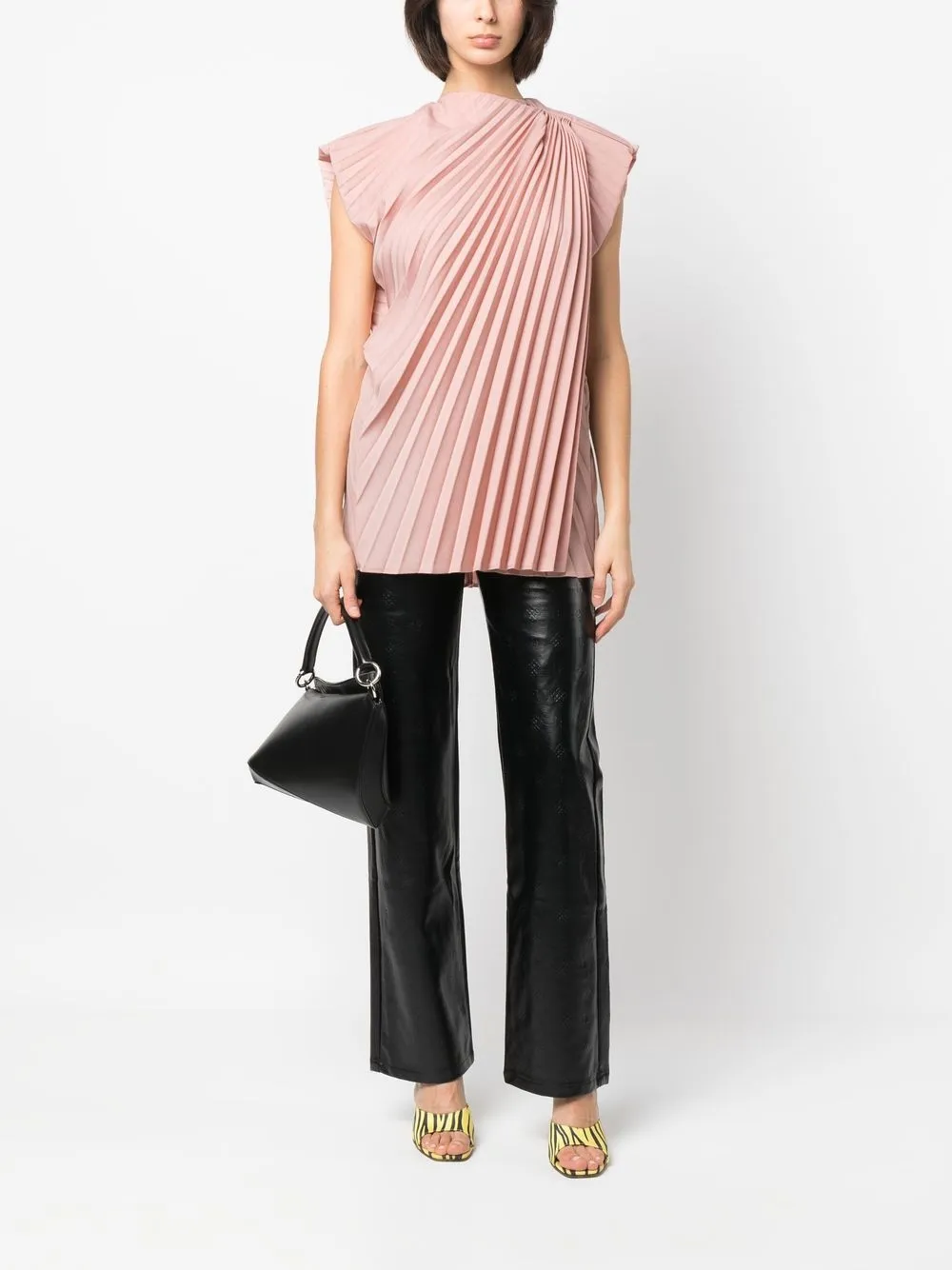 Colville Geplooide top - Roze