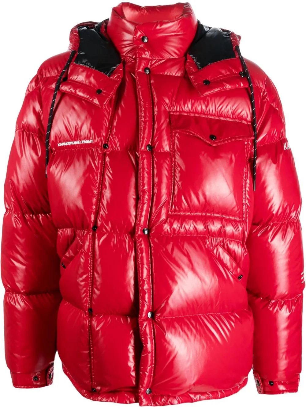 

Moncler Genius Karakorum2 FRGMT down-padded jacket - Red