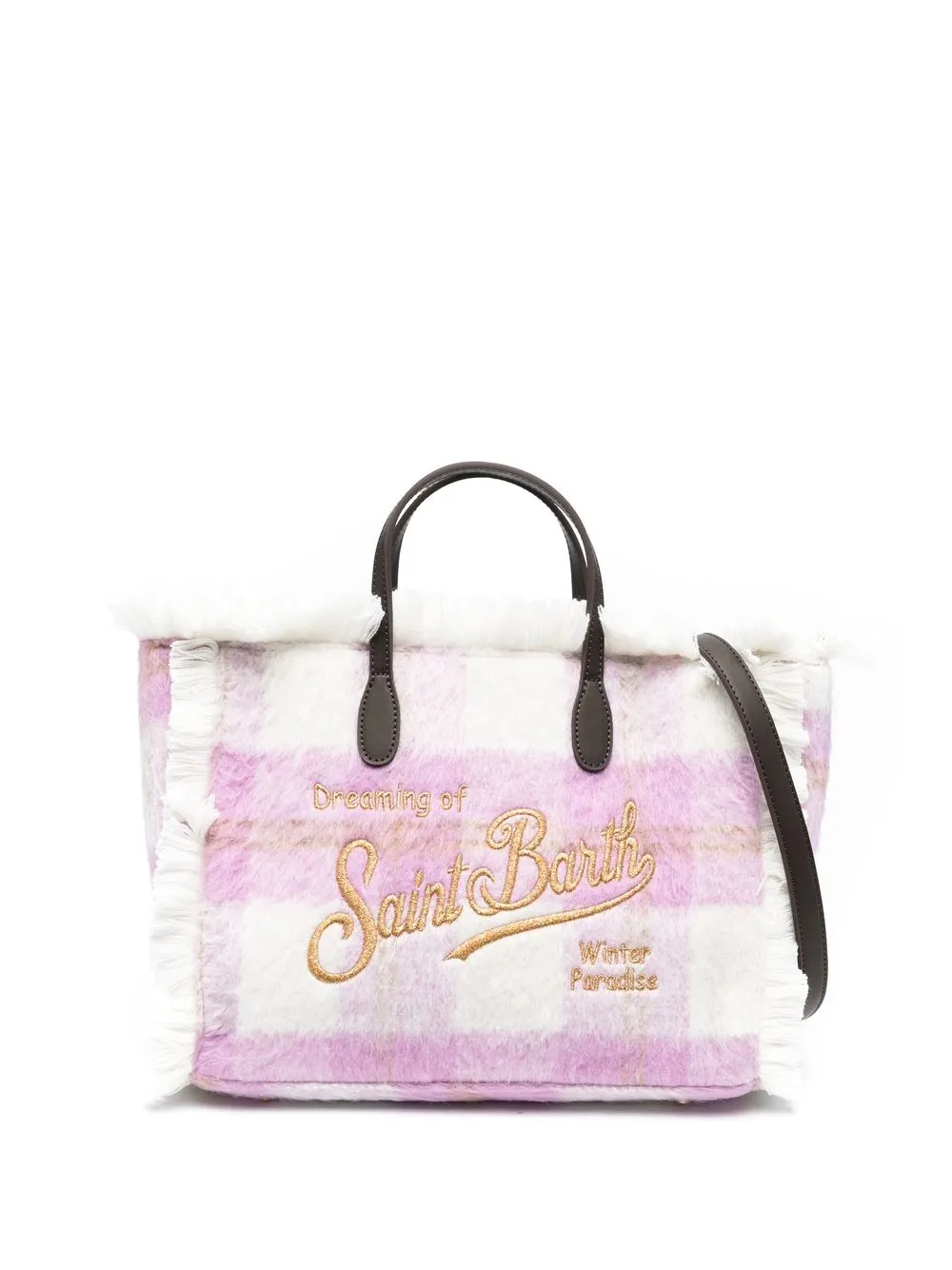 

MC2 Saint Barth Colette embroidered-logo tote bag - Pink