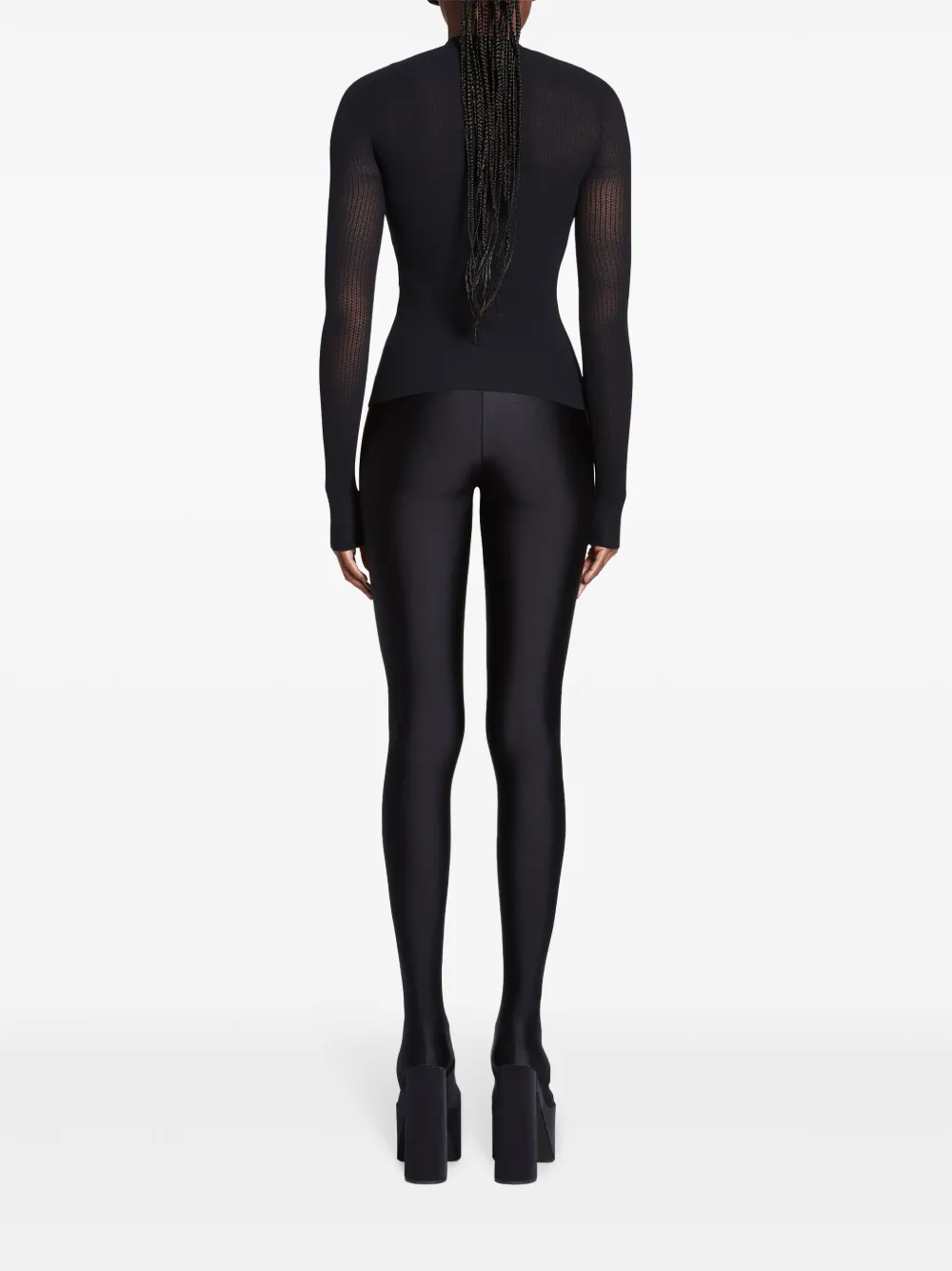 Cheap Balenciaga crew-neck knitted jumper Women