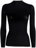 Balenciaga crew-neck knitted jumper - Black