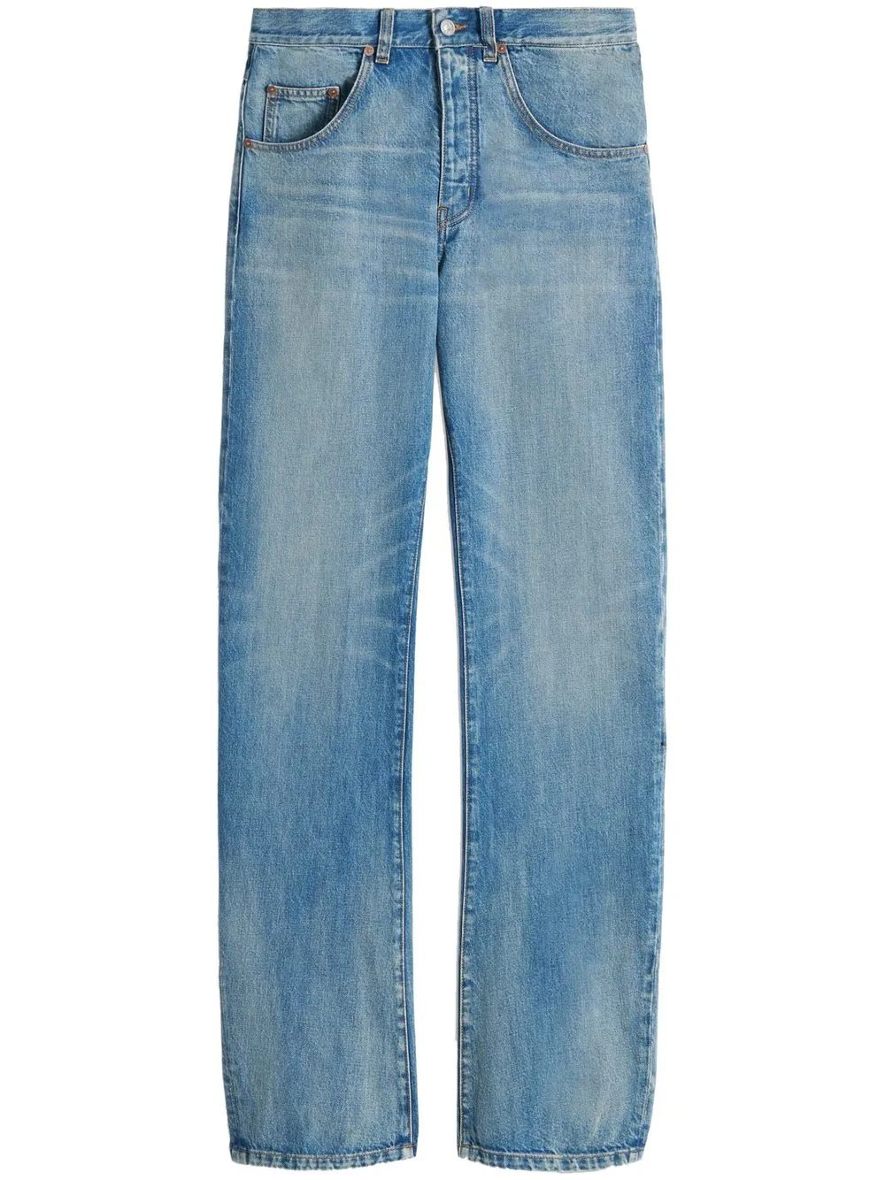 

Victoria Beckham jeans rectos con tiro alto - Azul