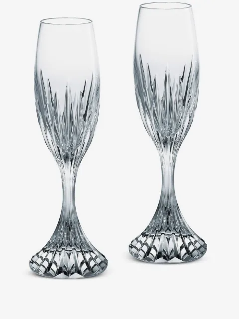 Baccarat Massena champagne flutes set of two