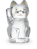 Baccarat Maneki-Neko cat collectible - White