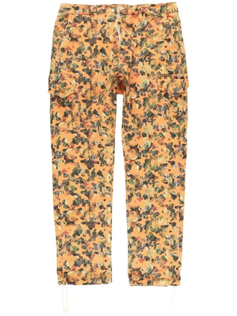 Purple Brand graphic-print cargo trousers