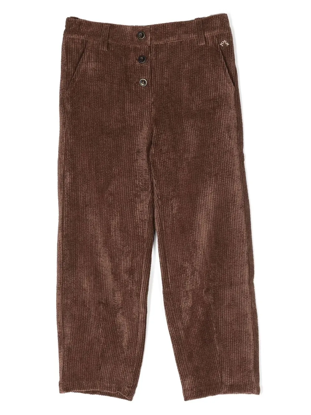 

NANOS corduroy straight-leg trousers - Brown