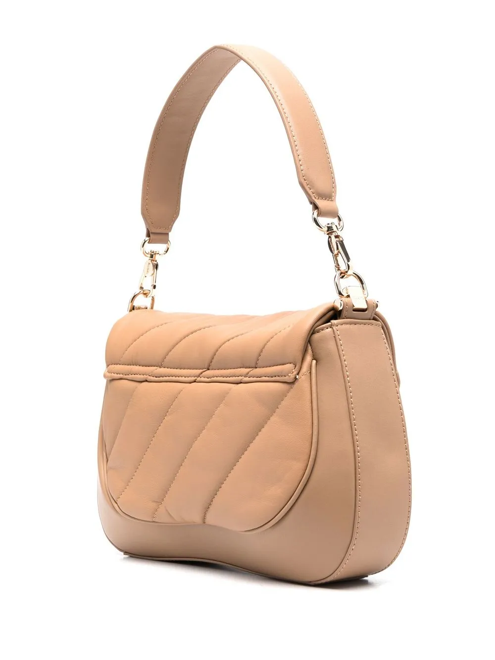 Blugirl Butterflyplaque Quilted Shoulder Bag In Neutrals ModeSens