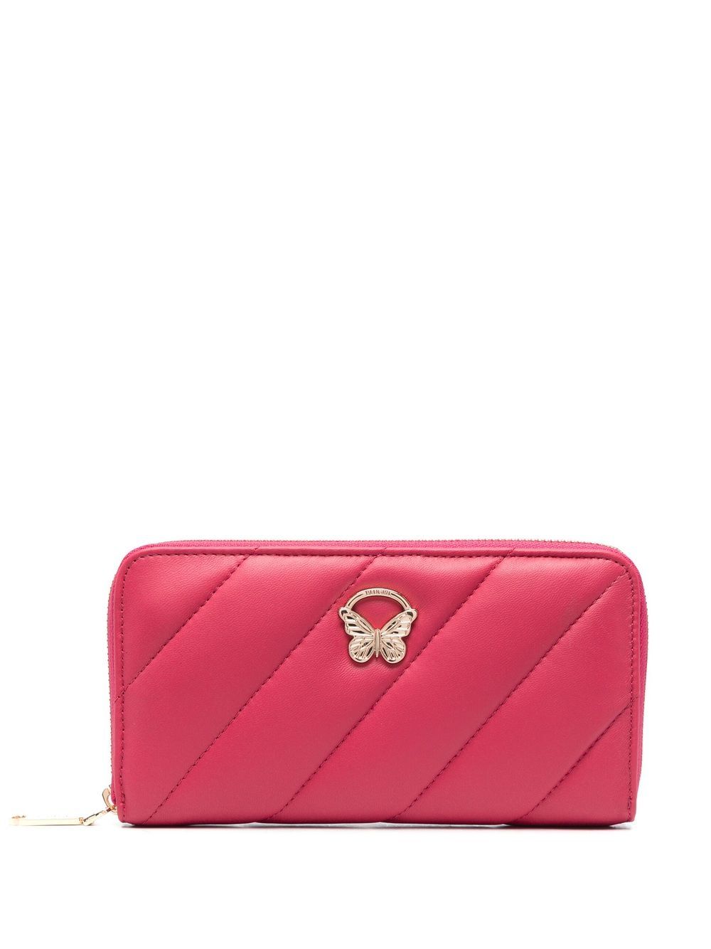 

Blugirl logo-plaque quilted purse - Pink