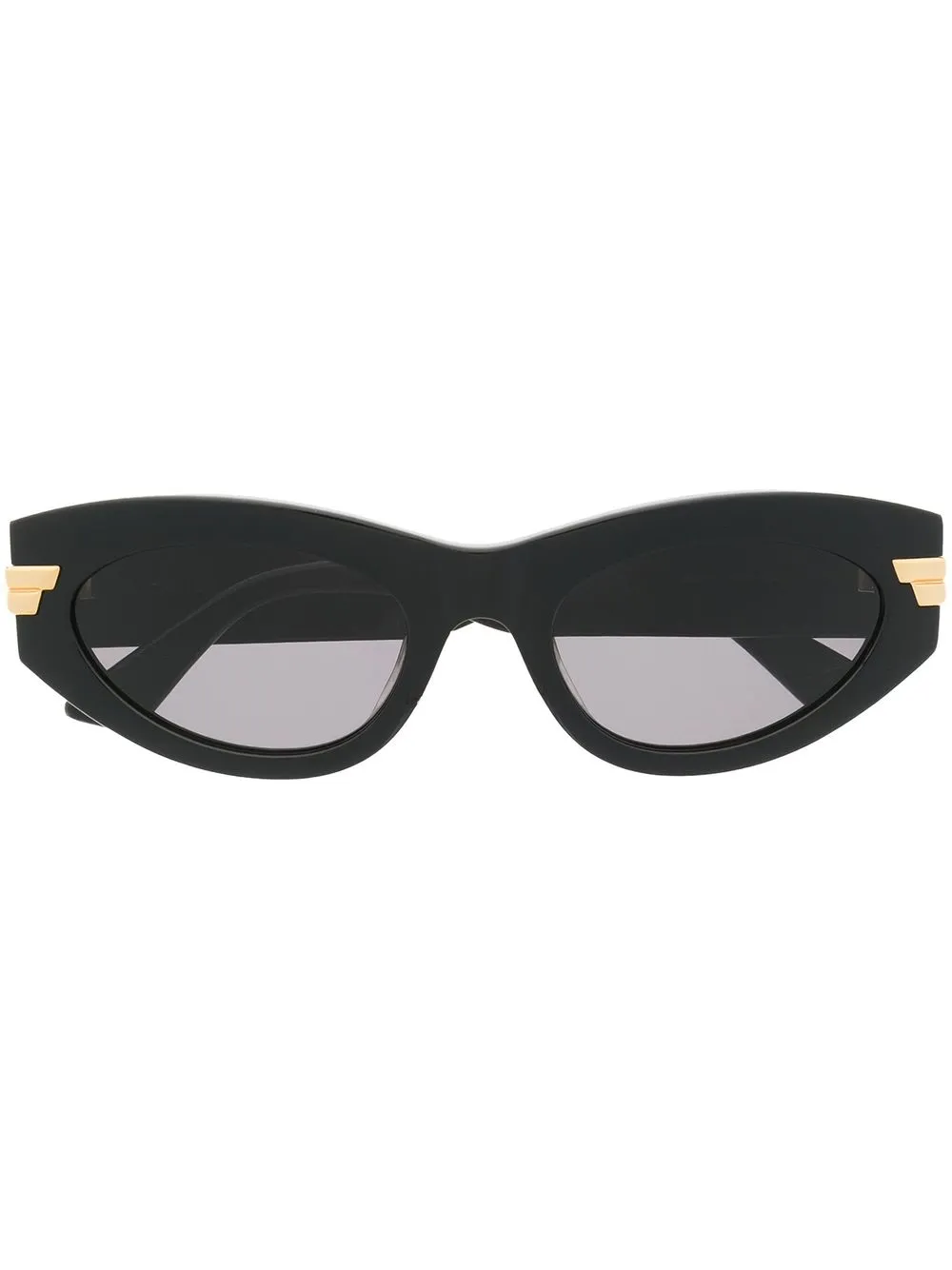 

Bottega Veneta Eyewear logo-plaque tinted sunglasses - Black