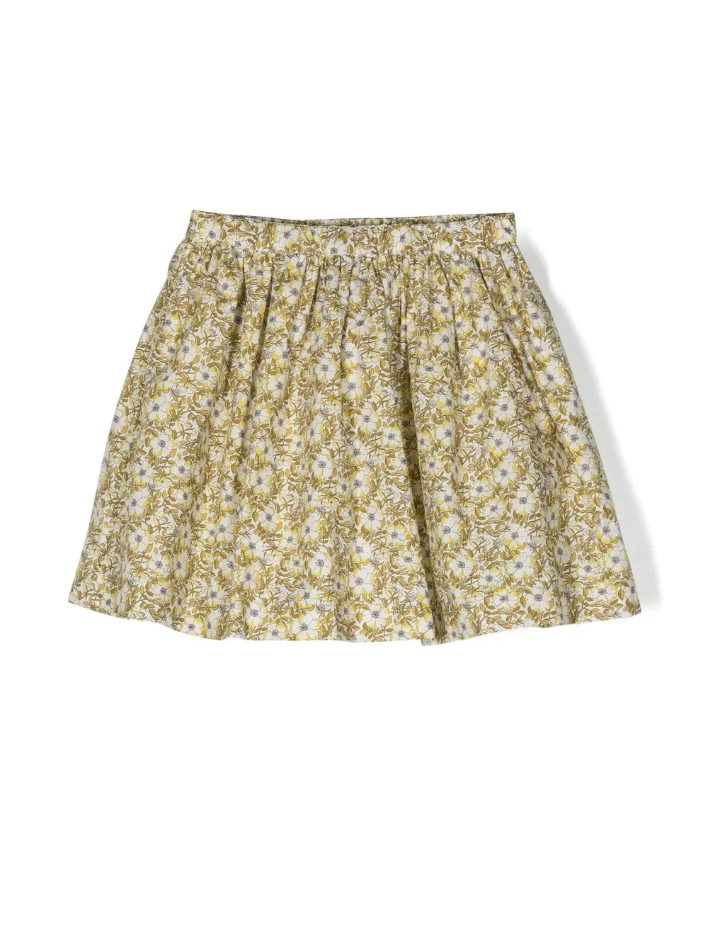 

Bonpoint falda midi acampanada con estampado floral - Amarillo