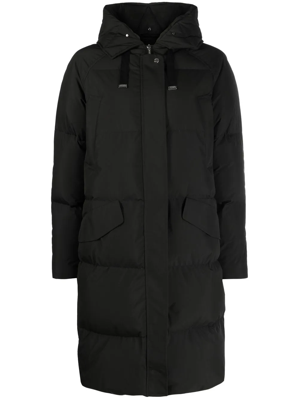 

Moorer hooded padded coat - Black
