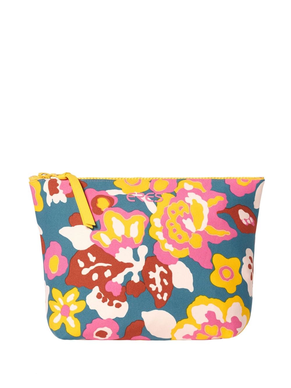 Eres Tutti Frutti Floral-print Pouch In Blue