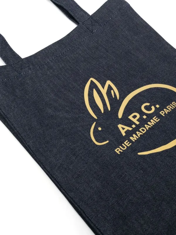 A.P.C. Lou Tote Bag | Blue | FARFETCH