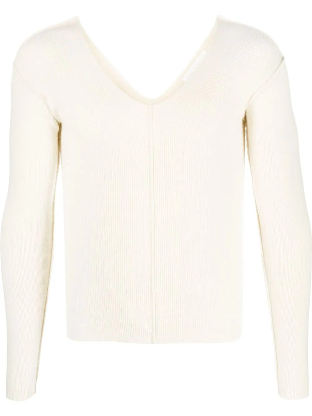 

extreme cashmere V-neck cashmere-blend sweater - Neutrals