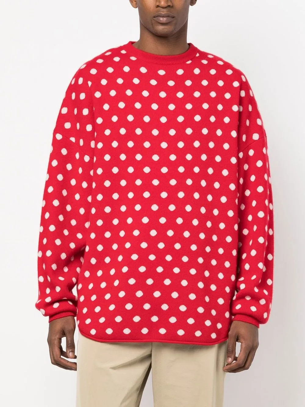 Polka dot cashmere outlet sweater