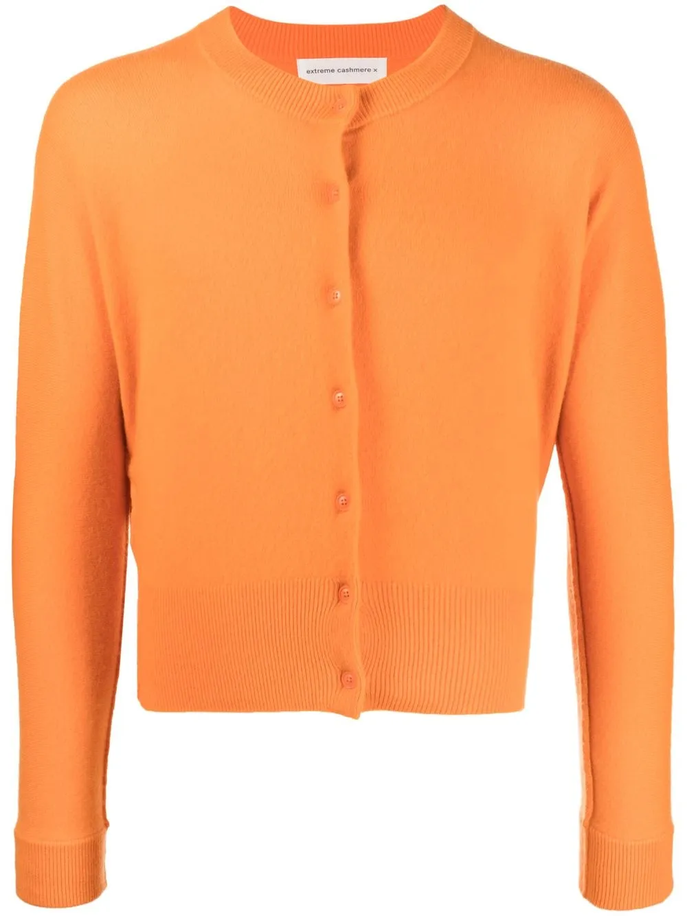 

extreme cashmere fine-knit cashmere-blend cardigan - Orange