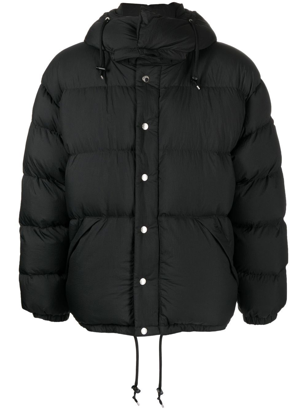 

Danton logo patch padded jacket - Black