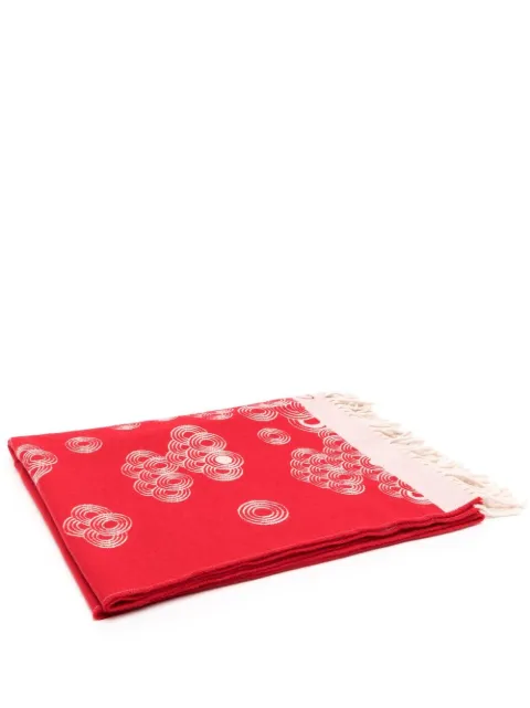 Cartier circular pattern cashmere scarf