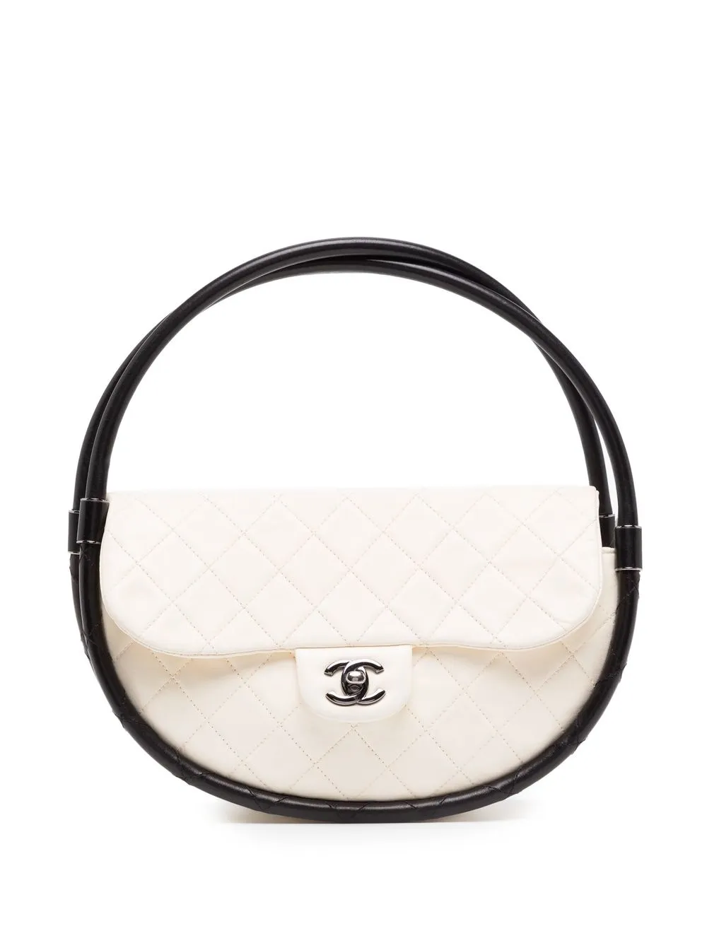 

CHANEL Pre-Owned bolsa de mano Hula Hoop - Blanco