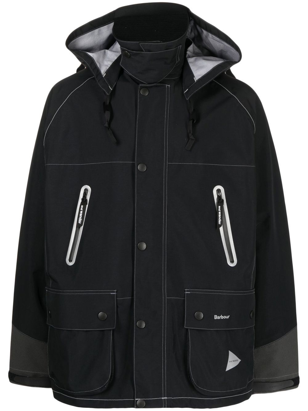 BARBOUR AND WANDER 3L HOODED JACKET