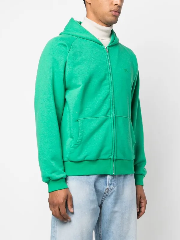 ERL logo-print zip-up Hoodie - Farfetch