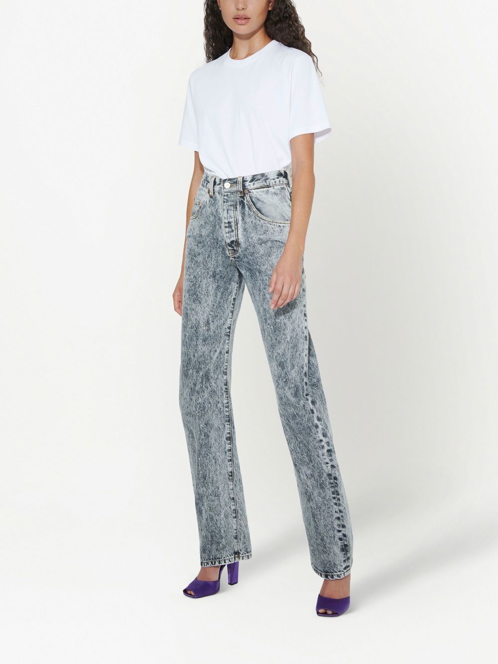 Victoria Beckham High waist jeans - Zwart